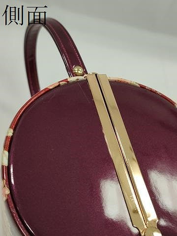 平和屋着物▼和装小物　和装バッグ　ハンドバッグ　枝桜丸文　振袖　金銀彩　逸品　CABH2190ju