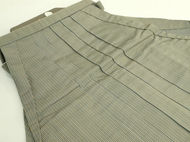 平和屋着物●極上　男性　行灯袴　縞　逸品　DZAB7530kh6
