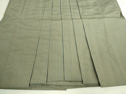平和屋着物●極上　男性　行灯袴　縞　逸品　DZAB7530kh6