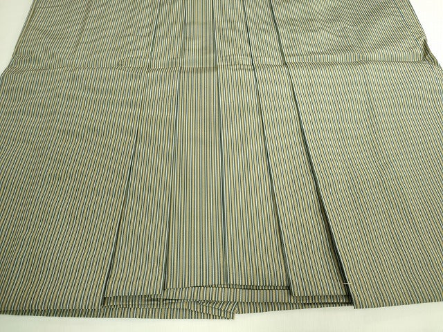 平和屋着物●極上　男性　行灯袴　縞　逸品　DZAB7530kh6