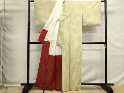 平和屋着物■上質な紬　霞文　正絹　逸品　DABG6838cd