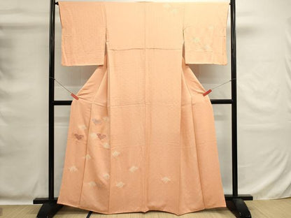 平和屋着物■訪問着　絞り　刺繍　青海波文　正絹　逸品　DABG6872cd