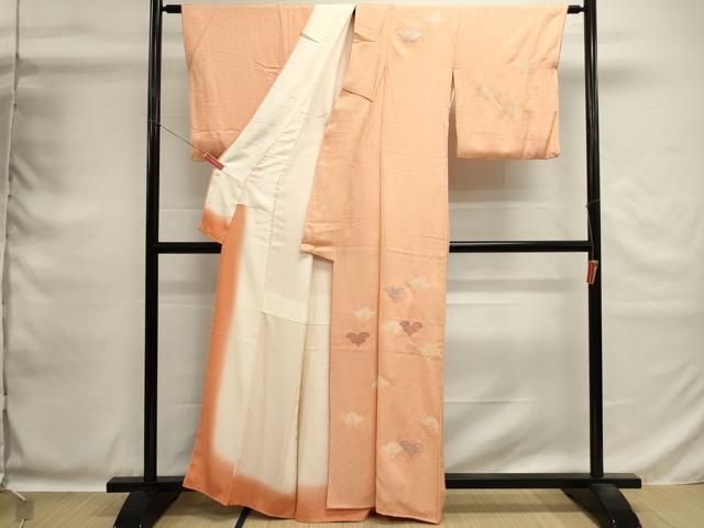 平和屋着物■訪問着　絞り　刺繍　青海波文　正絹　逸品　DABG6872cd