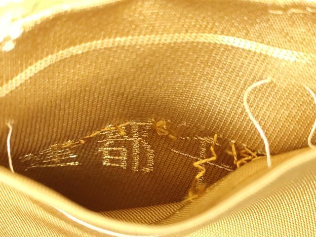 平和屋着物▼六通柄袋帯　瑞祥錦　建都千二百年　金糸　正絹　逸品　DABG0514az