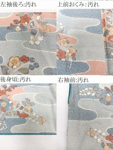 平和屋着物■上質な小紋　辻が花　正絹　逸品　CABH5525xi