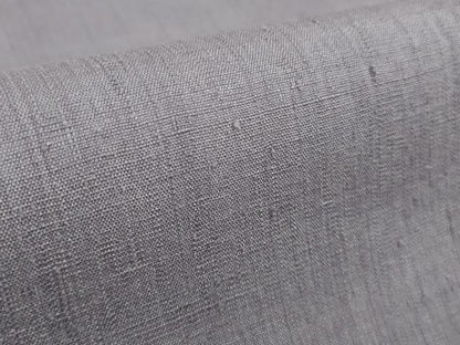 平和屋本店●極上　本場結城紬　重要無形文化財　色無地　藤紫色　証紙付き　逸品　DZAB4079kh6