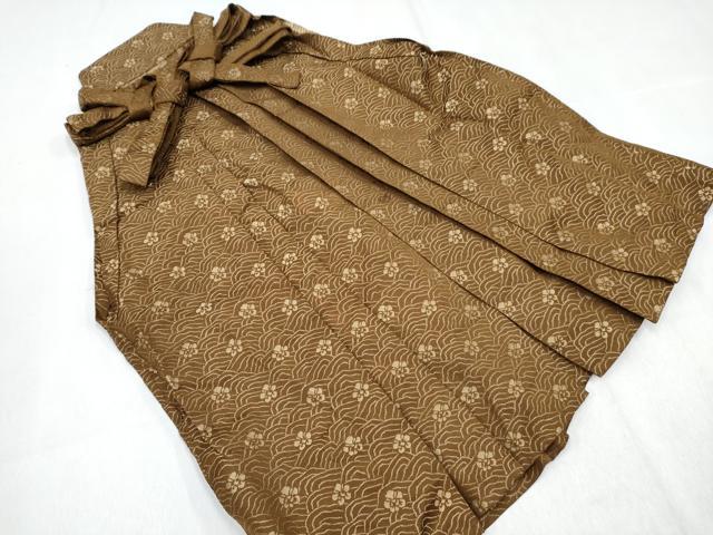 平和屋着物[]七五三　男の子　子供　行灯袴　青海波花文　逸品　DABE7490ma