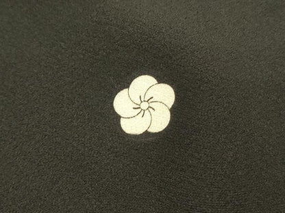 平和屋着物■豪華黒留袖　作家物　風景花文　暈し染め　正絹　逸品　DABG4262qp