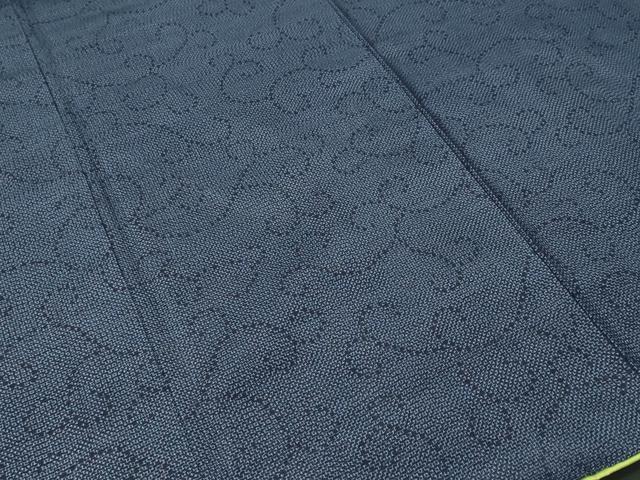 平和屋着物■上質な紬　唐草文　正絹　逸品　CABH8928ev
