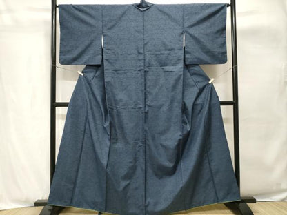 平和屋着物■上質な紬　唐草文　正絹　逸品　CABH8928ev