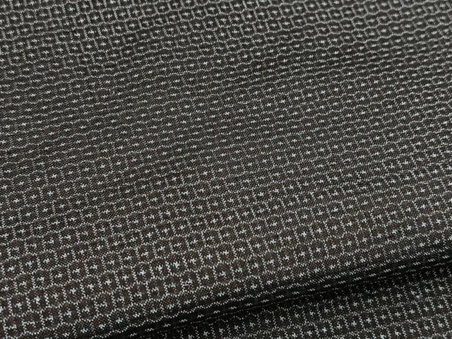 平和屋着物■男性　本場大島紬　アンサンブル　100亀甲　総詰め　正絹　逸品　BAAX3707yc