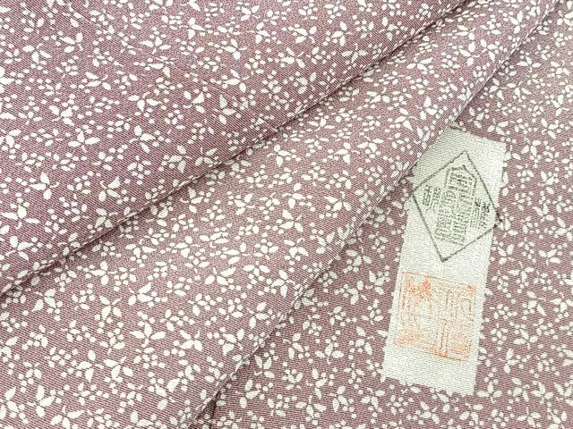平和屋着物■上質な小紋　作家物　小花尽くし　暈し染め　正絹　逸品　BAAX3800yc