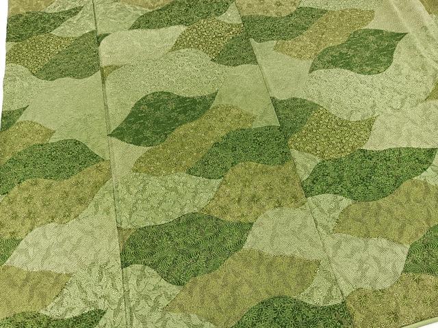 平和屋着物■上質な小紋　切嵌花文　正絹　逸品　BAAX3787yc