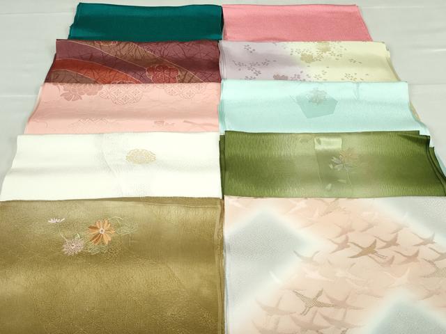 平和屋着物★和装小物　帯揚げ10枚セット　丹後ちりめん　正絹　逸品　DABG6242xg