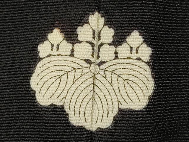 平和屋着物■豪華黒留袖　地紙花文　金彩　正絹　逸品　DABG6932cd