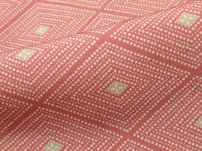 平和屋着物■上質な小紋　菱文　正絹　逸品　DABH1096qa