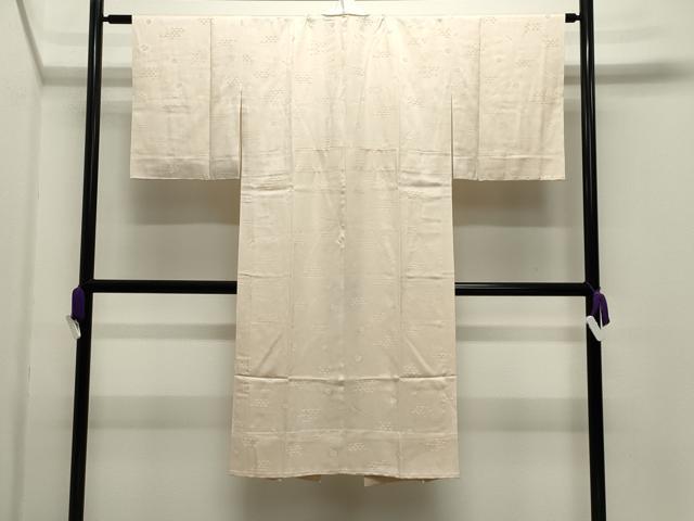 平和屋着物●長襦袢　無双仕立て　吉祥鱗文様　鈴乃屋扱い　反端付き　正絹　逸品　未使用　CABI0446gh