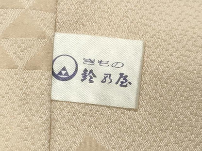 平和屋着物●長襦袢　無双仕立て　吉祥鱗文様　鈴乃屋扱い　反端付き　正絹　逸品　未使用　CABI0446gh