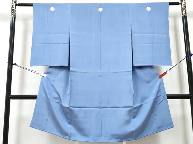 平和屋着物[]七五三　男の子　子供　祝着　色紋付　青藤色　逸品　DABG3005ma
