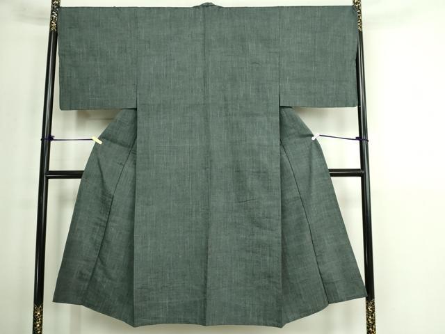 平和屋着物▽男性　紬　単衣　霞文　正絹　逸品　DABG9750sf