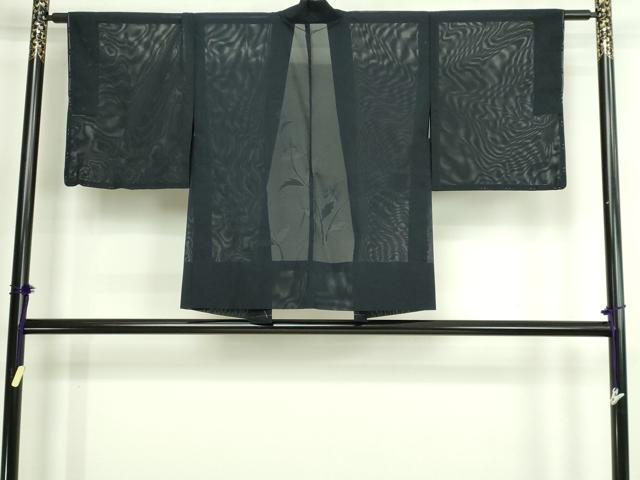 平和屋着物▽羽織　スリーシーズン　春夏秋　塵除け　枝花文　正絹　逸品　DABG9778sf