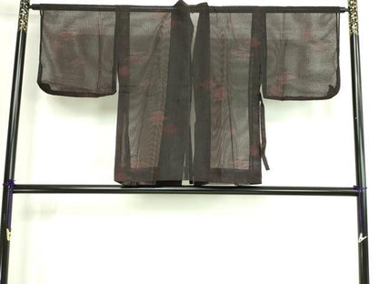 平和屋着物▽道中着　スリーシーズン　春夏秋　塵除け　霞文　正絹　逸品　DABG9788sf
