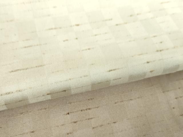 平和屋着物●ぜんまい紬　色留訪問着　霞市松文様　正絹　逸品　DABG8257ps