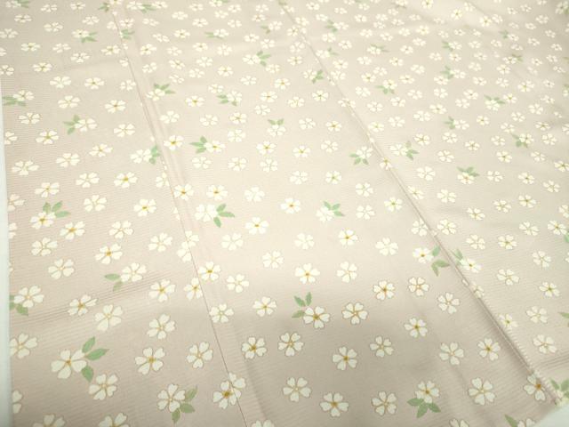 平和屋着物●上質な小紋　舞桜　正絹　逸品　DABG8254ps