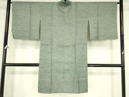 平和屋着物▽道中着　スリーシーズン　春夏秋　塵除け　霞文　ロング丈　正絹　逸品　DABG0719az