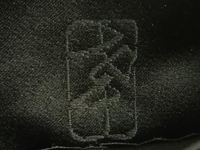 平和屋本店●極上　西陣の名門　加納幸謹製　太鼓柄袋帯　唐織　花鳥文　黒地　金糸　証紙・反端付き　逸品　未使用　DZAA6781kh6