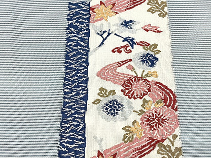 平和屋着物■夏物 名古屋帯 絽 紗 まとめて 50点 蝶 花柄 アンティーク 羅 絽綴れ 駒刺繍 金銀糸 など 未使用品あり 全て正絹 mmm1186
