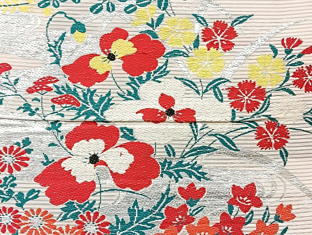 平和屋着物■夏物 名古屋帯 絽 紗 まとめて 50点 向かい鶴 鳥 花柄 竜田川文様 絽綴れ 金銀糸 など 未使用品あり 全て正絹 mmm1185