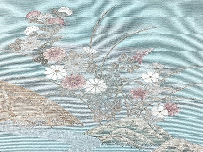 平和屋着物■夏物 名古屋帯 絽 紗 まとめて 50点 向かい鶴 鳥 花柄 竜田川文様 絽綴れ 金銀糸 など 未使用品あり 全て正絹 mmm1185