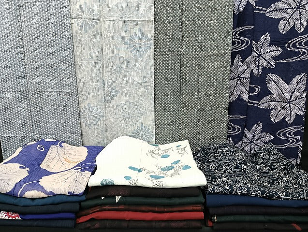 平和屋着物■夏物 小紋 絽 紗 まとめて20点 蜻蛉 花柄 竜田川文様 銀彩 着用可能多数 全て正絹 mmm1181