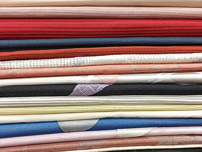 平和屋着物■夏物 名古屋帯 絽 紗 まとめて 50点 尾長鳥 蜻蛉 絽綴れ 浪筬織 作家物 辻が花 暈し染め 駒刺繍 未使用品有 全て正絹 mmm1184