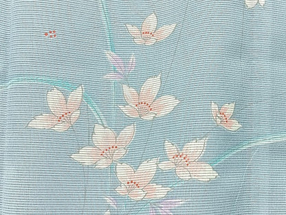 平和屋着物■夏物 小紋 絽 紗 洗える着物 まとめて20点 蝶 菖蒲 花柄 暈し染め 銀彩 着用可能多数 mmm1177