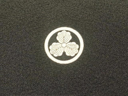 平和屋着物■豪華黒留袖　友禅　作家物　立波花鳥文　正絹　逸品　未使用　DABG4475qp