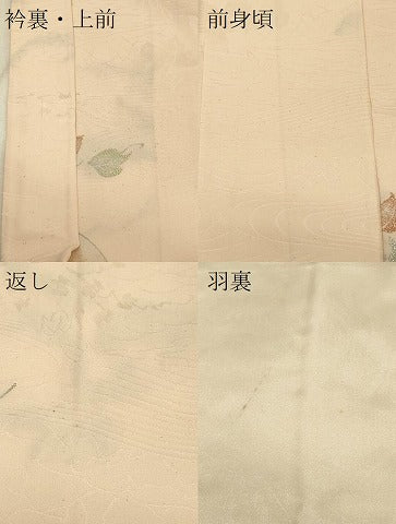 平和屋着物＃羽織　寿光織　蔦の葉文　金銀糸　正絹　逸品　未使用　CABH7134in