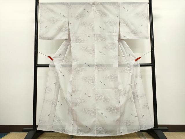 平和屋着物＊夏物　小紋　絽　金魚　暈し染め　洗える着物　CABH7843ze