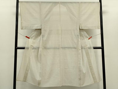 平和屋着物＊夏物　男性　紗紬　蚊絣　正絹　逸品　CABH7836ze