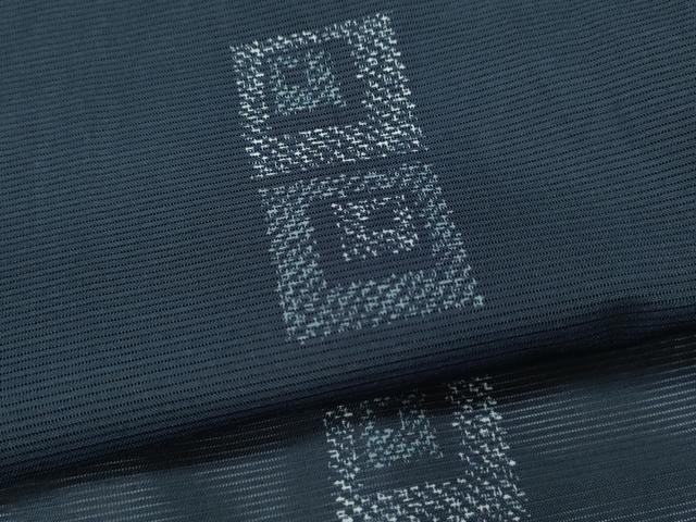 平和屋着物＊夏物　小紋　絽　吉祥文　洗える着物　CABH7844ze