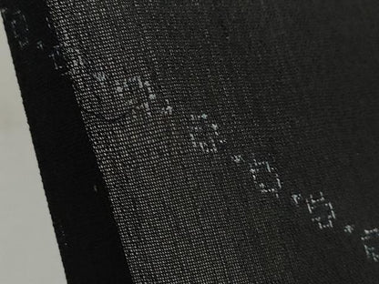 平和屋着物＊夏物　紗紬　斜線文　正絹　逸品　CABH7858ze