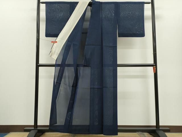 平和屋着物＊夏物　小紋　霞琉球紋紗　正絹　逸品　CABH7856ze