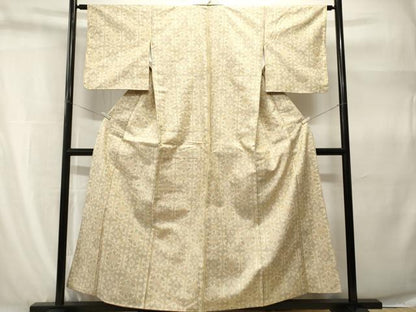平和屋着物■上質な紬　亀甲花唐草文　正絹　逸品　CABH9272ev
