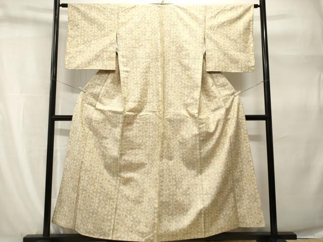 平和屋着物■上質な紬　亀甲花唐草文　正絹　逸品　CABH9272ev