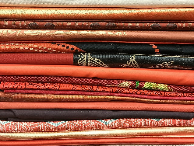平和屋着物■名古屋帯 まとめて100点 人物 能 蝶 風景 更紗 花柄 正倉院 金銀糸 など 着用可能多数 未使用品あり 全て正絹 mmm1189