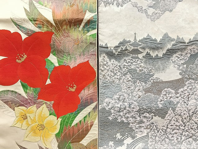 平和屋着物■名古屋帯 まとめて100点 鳥獣 人物 風景 更紗 花柄 本場筑前博多織 献上 駒刺繍 金銀糸 など 未使用品あり 全て正絹 mmm1188