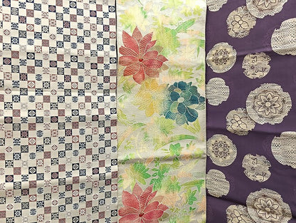 平和屋着物■名古屋帯 まとめて100点 人物 能 蝶 風景 更紗 花柄 正倉院 金銀糸 など 着用可能多数 未使用品あり 全て正絹 mmm1189