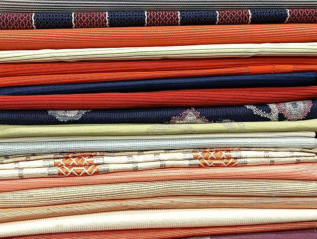 平和屋着物■夏物 名古屋帯 絽 紗 まとめて 50点 鹿 蝶 花柄 羅 絽綴れ 櫛織 もじり織 駒刺繍 銀糸 など 未使用品あり 全て正絹 mmm1187