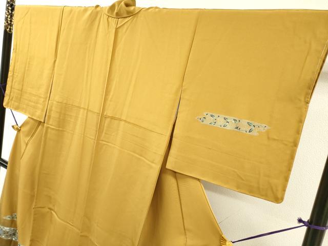 平和屋着物▼訪問着　正倉院向かい鳥花文　暈し染　銀彩　正絹　逸品　未使用　DABG5638fe